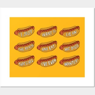 Hot Dog Contest Posters and Art